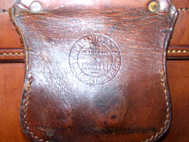 A Beautiful 19th century English Gentleman's Leather Hat Box by Finnigan's of Manchester — image 4